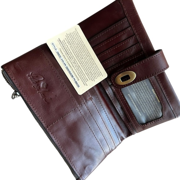 Patricia Nash Leather Annesley Wristlet Wallet - Picture 6 of 8